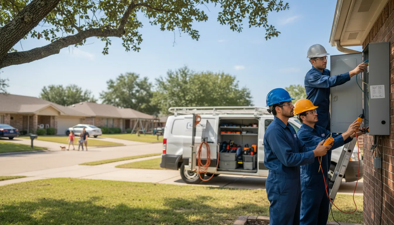 Certified electrician providing emergency electrical services in Schaumburg, IL